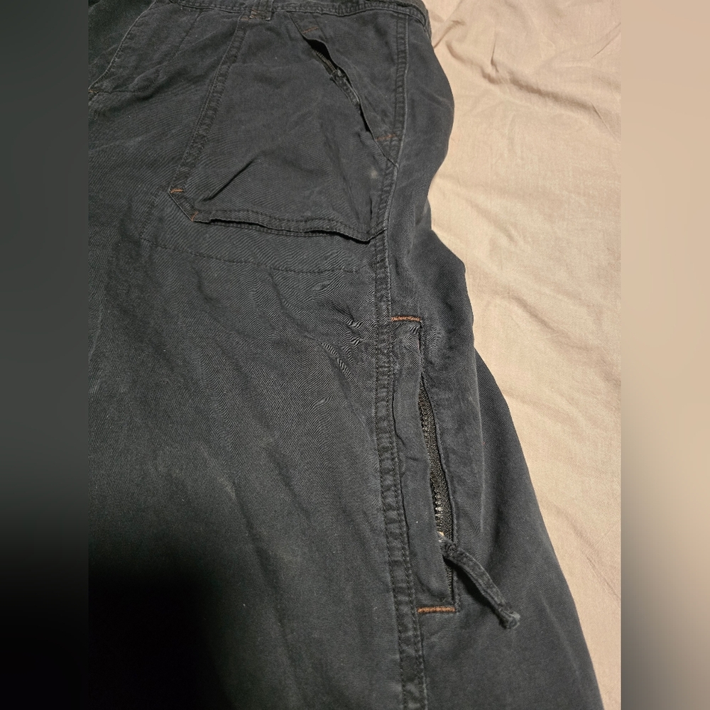 Vintage Black Maxi Cargo Skirt - Picture 4 of 9